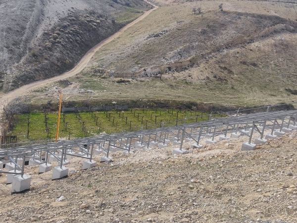 The site during installation