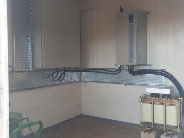 Electrical room before the cabinets were installed