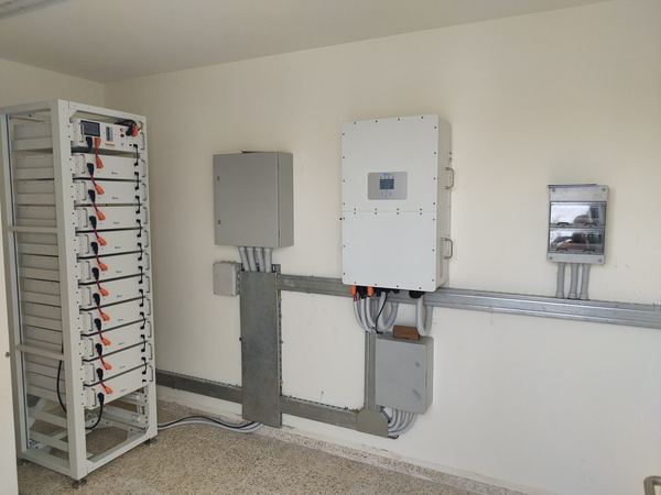 Battery rack, hybrid inverter and protection boxes