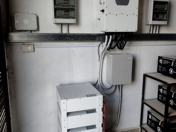 Inverter and batteries
